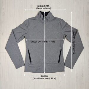 C9 Champion Duo Dry Heather Gray Full Zip Jacket - Size S